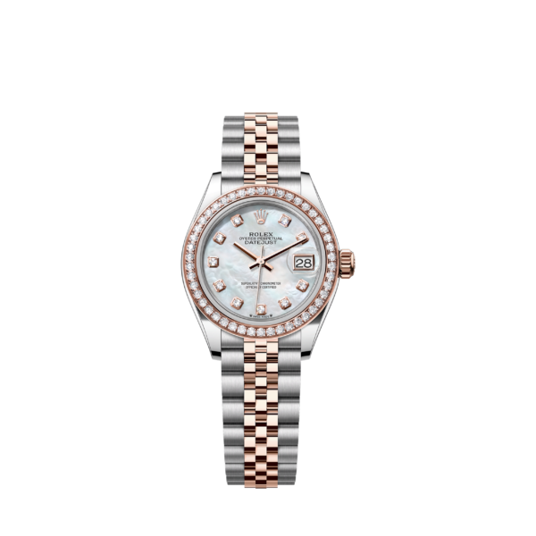 Rolex Lady-Datejust 28, Oystersteel and 18k Everose Gold, Ref# 279381RBR-0013