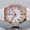 7638b57656e125a7322bea5e32eab57d82b5b76c Hublot Big Bang, Gold White Diamonds, 38 mm, Ref# 361.PE.2010.RW.1104