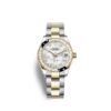 Rolex Datejust 31, Oystersteel, 18kt Yellow Gold and diamonds, Ref# 278343RBR-0027