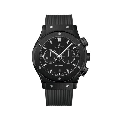 77f9e720c8484633a7b131e9745d2c426220a2ac Unworn Hublot Classic Fusion Chronograph Black Magic Ref# 541.CM.1171.RX
