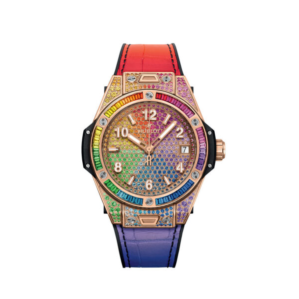 7c1186b45ee6262ba5d2d0ff5e90b1f09b072b47 Hublot Big Bang ONE CLICK RAINBOW KING GOLD Ref# 465.OX.9900.LR.0999