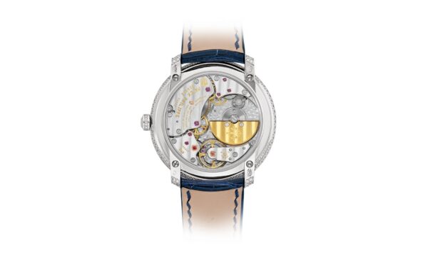 7c5d637f16843d3d5eab8d11e1882c7a80de8a22 Patek Philippe Calatrava Diamond Ribbon Joaillerie Ladies, 18kt White Gold set with 770 Diamonds: ~4,4ct, 36,5mm, Ref# 4978/400G-001