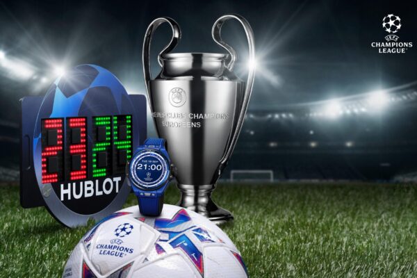 7c8f81ee14af9be4d2251dfc0d35184985438107 Hublot Big Bang E GEN3 UEFA CHAMPIONS LEAGUE, Blue Ceramic, 44mm, Ref# 450.EX.1100.RX.UCL23