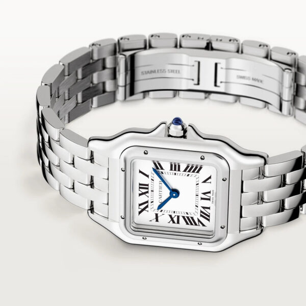 Unworn Cartier Panthère de Cartier Medium, Stainless Steel, 27mm x 37mm, Ref# WSPN0015, box and papers