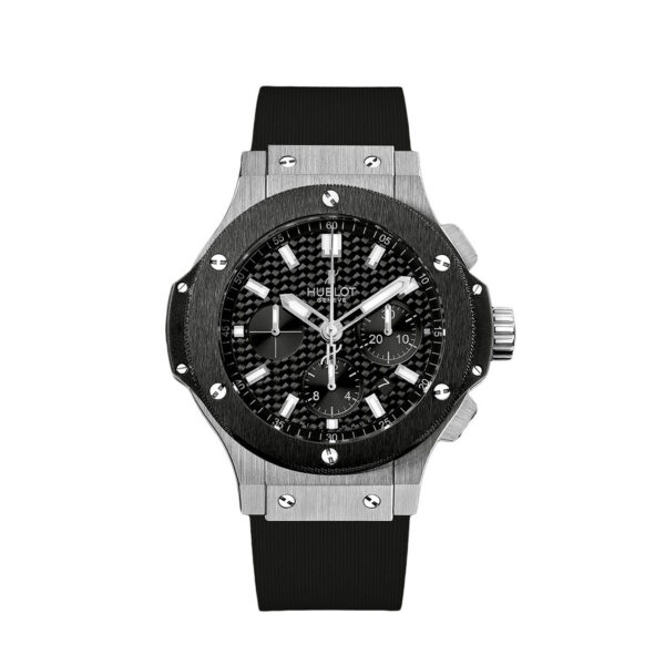 7fed3cddac97ed9a688452850e22fe3d54858a64 Hublot Big Bang, Steel Ceramic Chronograph Evolution Automatic 44mm, Ref# 301.SM.1770.RX