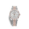 Rolex Datejust 36 Oystersteel and Everose gold Ref# 126281RBR-0019