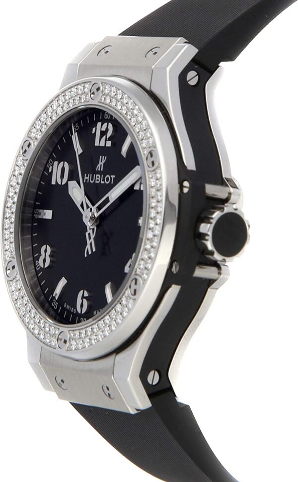 81112ba371283ee452d96341f67dd4e36436716b Hublot Big Bang, Steel, Black Diamonds, 38mm, Ref# 361.SX.1270.RX.1104, Unworn 2025