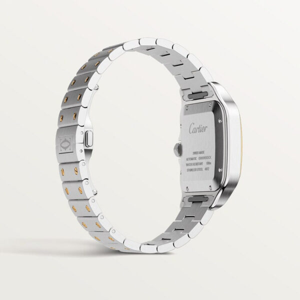 825567d2e3f9a6ba74ff373148dc0f73cdd0dbff Unworn Cartier Santos de Cartier, Stainless Steel and 18k Yellow Gold, 39.8mm, Ref# W2SA0009, box and papers