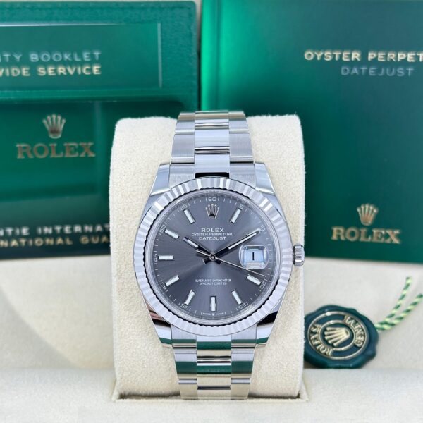 83250b4606ee8372854607162740f610b9aa6b6a Rolex Datejust 41, Stainless Steel and 18k White Gold, 41mm, Ref# 126334-0013