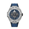 834478aa9c61f69c58f51ddd04e047c624761b31 Hublot Big Bang SANG BLEU II TITANIUM BLUE PAVÉ Ref# 418.NX.5107.RX.1604.MXM20