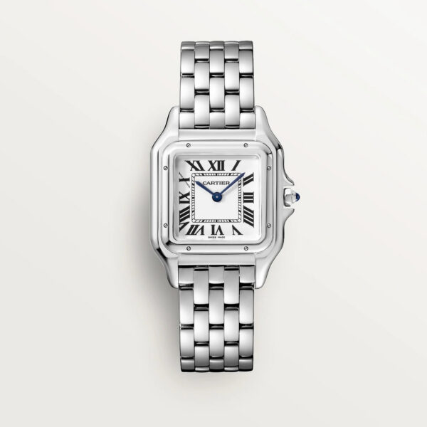 Unworn Cartier Panthère de Cartier Medium, Stainless Steel, 27mm x 37mm, Ref# WSPN0015, box and papers