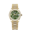 Rolex Datejust 31mm, 18k Yellow Gold and Diamonds, Ref# 278288rbr-0038