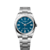 Unworn 2025, Rolex Oyster Perpetual, Oystersteel 36mm, Blue dial, Domed Oyster, Ref# 126000-0015, box and papers