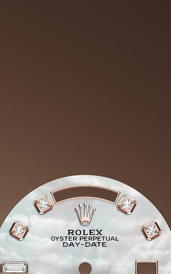 Rolex Day-Date 36 Everose gold Ref# 128345RBR-0028