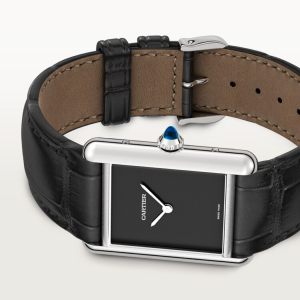 9149f8d35865385314c423fd3e4a8218f5fceb19 Unworn Cartier Tank Must de Cartier, Stainless Steel, 32mm x 27mm, Ref# WSTA0072, box and papers