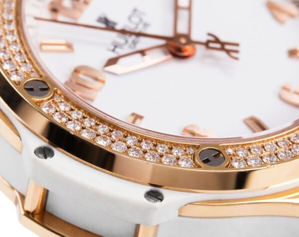 92024b7f8c53e34d0b8656f7c61eeb62ab7ab7ca Hublot Big Bang, Gold White Diamonds, 38 mm, Ref# 361.PE.2010.RW.1104