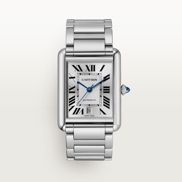 939de9f6761b4a68720336077d8ef2baef9426b5 Unworn Cartier Tank Must de Cartier, Extra-large Stainless Steel, 41mm x 31mm, Ref# WSTA0053, box and papers