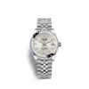 Rolex Datejust 31, Oystersteel, 18kt White Gold and diamonds, Ref# 278344RBR-0032