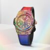 96971869b9d88932fad5678e9c45638fa391675d Hublot Big Bang ONE CLICK KING GOLD RAINBOW Ref# 485.OX.9900.LR.0999