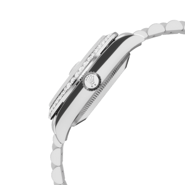 Unworn 2025, Rolex Datejust 31, 18k White Gold, Diamonds, Ref# 278289rbr-0028, box and papers