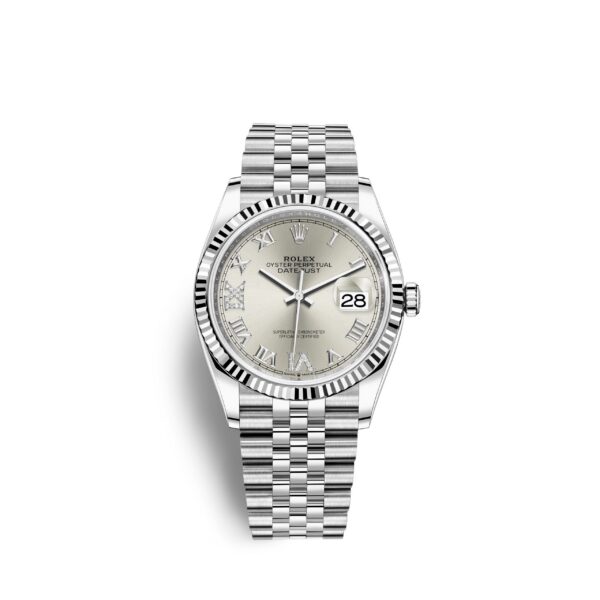 98cec8050cb3865d25b77dda43d8ed689f725bfa Rolex Datejust 36, Stainless Steel and 18k White Gold, 36mm, Ref# 126234-0029