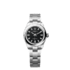 Unworn 2025, Rolex Oyster Perpetual, Oystersteel, 28mm, Black dial, Domed Oyster, Ref# 276200-0010, box and papers