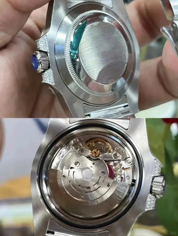 99754912260ada6b03513248a549be225075a8ec Rolex Submariner Date, 18K White Gold Diamonds Emerald UNWORN, 40mm