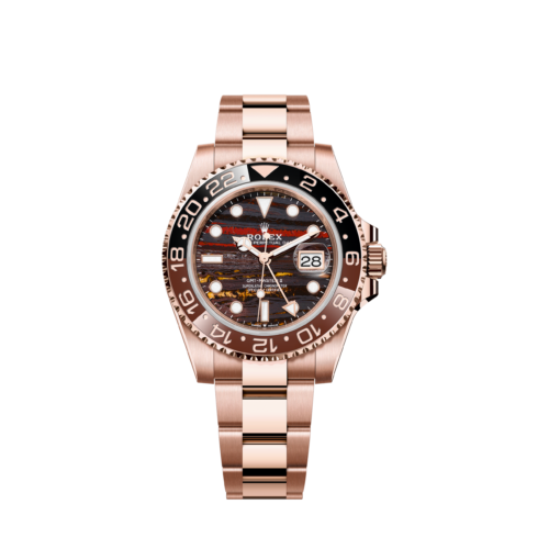 9ceeb78674c2a6ccb99bb880f73052ec6ce0b835 Unworn 2025, Rolex GMT-Master II, 18k Everose gold, 40mm, Ref# 126715chnr-0002, box & papers