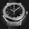 Hublot Classic Fusion Titanium Diamonds 38, 565.NX.1470.RX.1204, Unworn 2025, box and papers