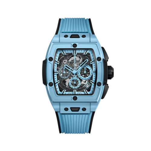 a0a70db7bec15360c3aff2d05e9a3d0053808686 Unworn Hublot Spirit of Big Bang Sky Blue Ceramic 42, 642.EX.5110.RX, box and papers