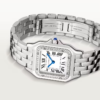 a17d85fa72e4b38862b1b006b4924b6308f8bf72 Unworn Cartier Panthère de Cartier, Stainless Steel, Diamonds, 29mm x 37mm, Ref# W4PN0018, box and papers