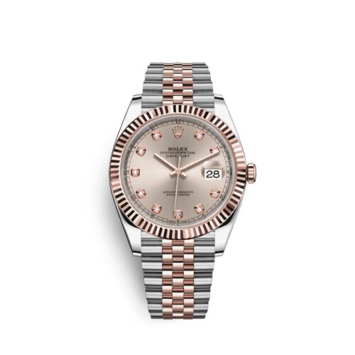 a22eaaef179d609dc7c8847e9ca02460fdd34d9e Rolex Datejust 41, 18k Everose Gold and Stainless Steel, 41mm, Ref# 126331-0008