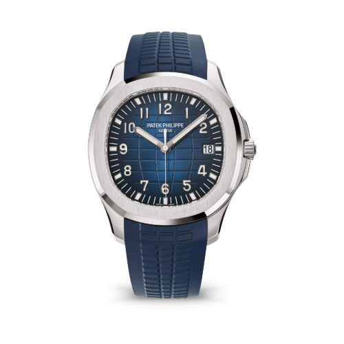 Patek Philippe Aquanaut Date, Sweep Seconds Watch, 18k White Gold 42,2 mm, Ref# 5168G-001