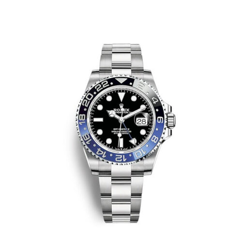 a56a90ce1046267b003a5e32517440ee91266a73 Rolex GMT-Master II Oystersteel Ref# 126710BLNR-0003