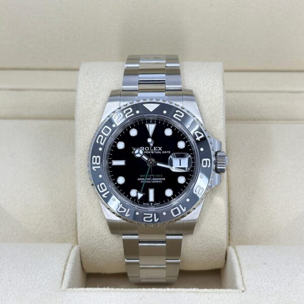 Unworn Rolex GMT-Master II, Bruce Wayne, Black, Oyster, Ref# 126710grnr-0004