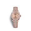 Rolex Lady-Datejust 28, 18kt Everose Gold and diamonds, Ref# 279135RBR-0030