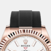 Rolex Sky-Dweller 42mm, 18k Everose Gold, Oysterflex, Ref# 326235-0004