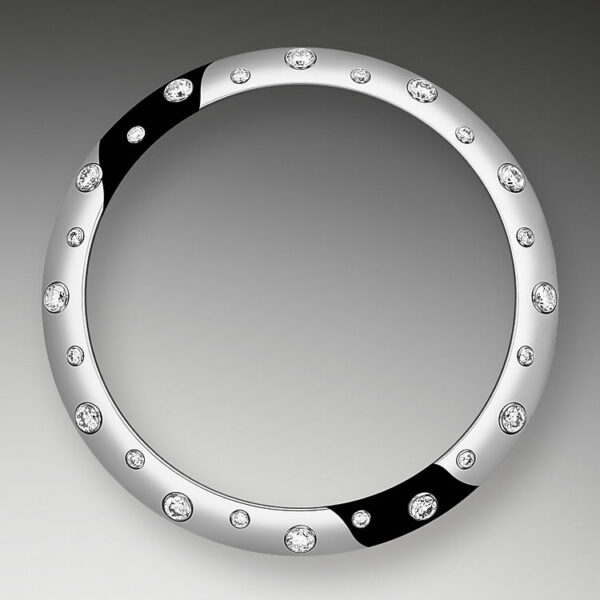 Rolex Datejust 31, Oystersteel, 18kt White Gold and diamonds, Ref# 278344RBR-0023