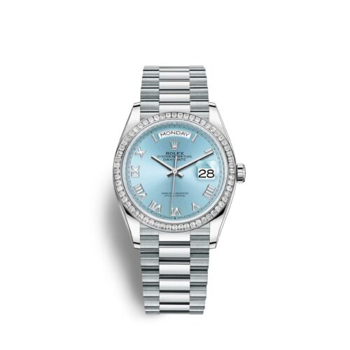 ae336eca3ea9adafa13e1ded2e64af896d8a9efe Rolex Day-Date, 36mm, Platinum and Diamonds, Ref# 128396tbr-0002