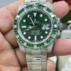 b0549aca66935ab717d19ffa5dcd3f2524ce8556 Rolex Submariner Date, 18K White Gold Diamonds Emerald UNWORN, 40mm