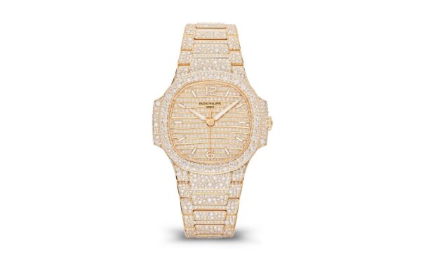 b234046613bcf6cead80919720795d42c784abe9 Patek Philippe Nautilus Haute Joaillerie Ladies Automatic Watch, 18K Rose Gold and Diamonds, 35,2mm, Ref# 7118/1450R-001