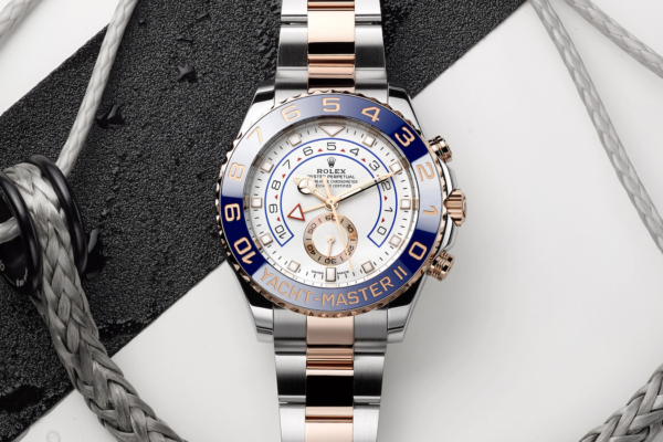 Rolex Yacht-Master II, Stainless Steel and 18k Everose Gold, 44mm, Ref# 116681-0002