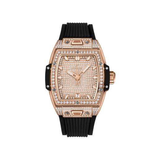 b62406eb8816cb2ae8f5c08fdefcd2a403d9015a Hublot Spirit of Big Bang KING GOLD FULL PAVÉ Ref# 662.OX.9000.RX.1604