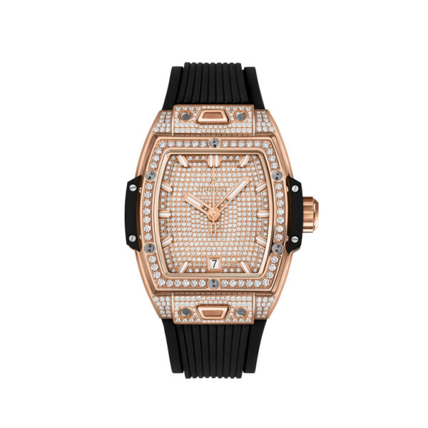 b62406eb8816cb2ae8f5c08fdefcd2a403d9015a Hublot Spirit of Big Bang KING GOLD FULL PAVÉ Ref# 662.OX.9000.RX.1604
