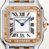 b7faf90a766d25e8c706b2a493fb4f0a9e6227d6 Unworn Cartier Panthère de Cartier, Stainless Steel, 18k Rose Gold and Diamonds, 29mm x 37mm, Ref# W3PN0007, box and papers