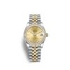 Rolex Datejust 31, Oystersteel, 18kt Yellow Gold and diamonds, Ref# 278383RBR-0014