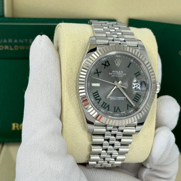 bbe9c5d6f8948cc41eb536a56dd932b2b5b6530c Rolex Datejust 41, Stainless Steel and 18k White Gold, 41mm, Ref# 126334-0022