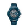 Unworn Hublot Big Bang Unico Petrol Blue Ceramic 42, 441.ES.5121.RX, box and papers