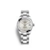 Rolex Datejust 31, Oystersteel, 18kt White Gold and diamonds, Ref# 278344RBR-0013