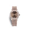 Rolex Datejust 31, 18kt Everose Gold, Ref# 278285RBR-0016